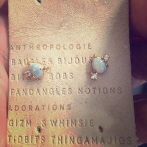 Anthropologie opal earrings